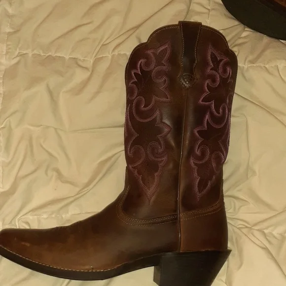 Women's Ariat western style boots size 10 - Picture 7 of 11